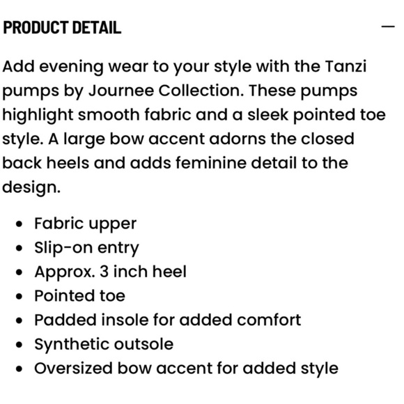 Journee Collection Charcoal Gray Tanzi Bow Heels - Picture 13 of 13